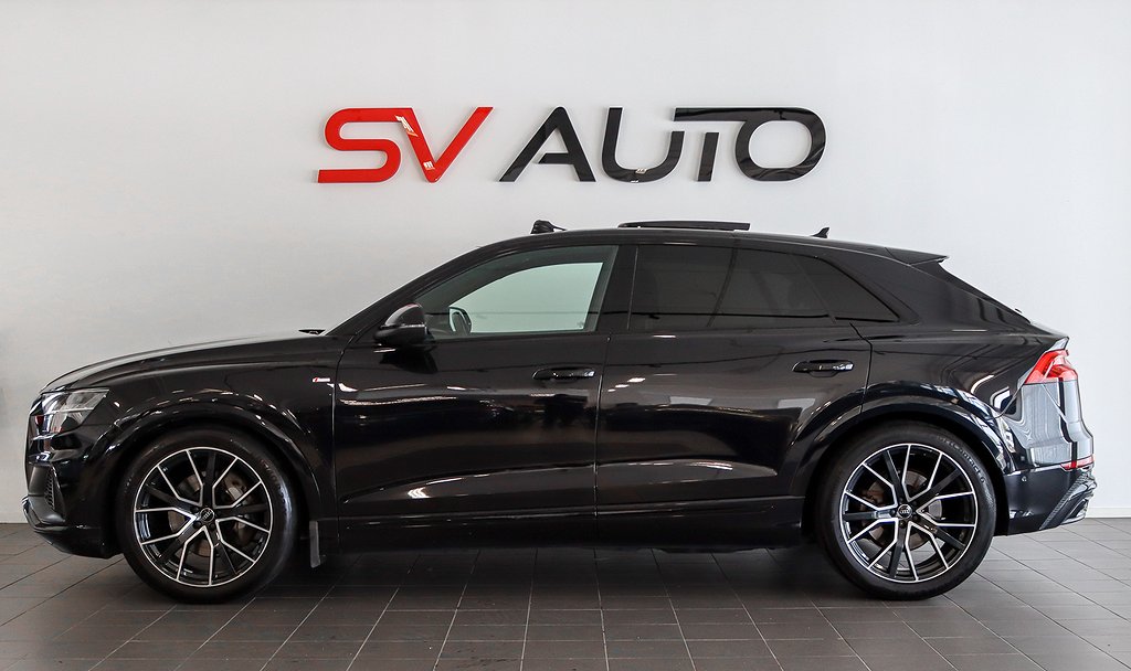 Audi Q8 50 TDI Quattro S-Line Pano B&amp;O Matrix Drag Alpin-pkt