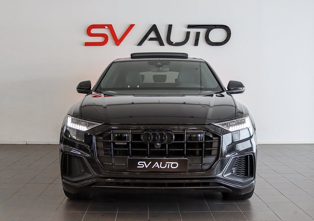 Audi Q8 50 TDI Quattro S-Line Pano B&amp;O Matrix Drag Alpin-pkt