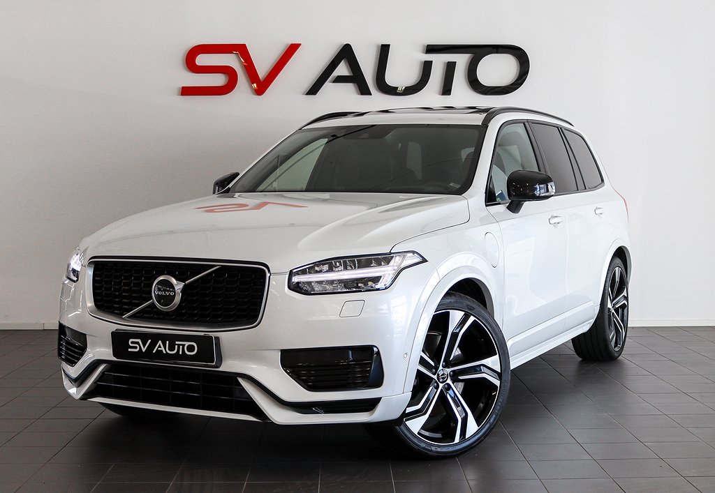 Volvo XC90 T8 AWD R-Design B&W HuD Kolfiber 7-sits (MOMS)