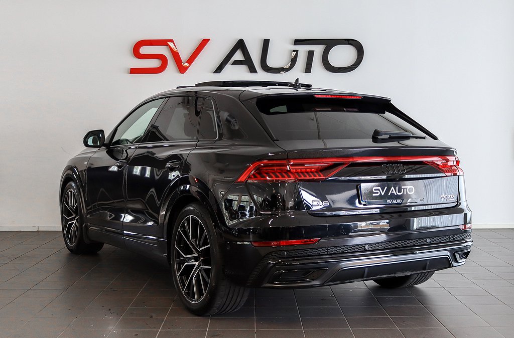 Audi Q8 50 TDI Quattro S-Line Pano B&amp;O Matrix Drag Alpin-pkt