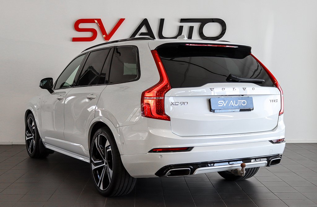 Volvo XC90 T8 AWD R-Design B&W HuD Kolfiber 7-sits (MOMS)