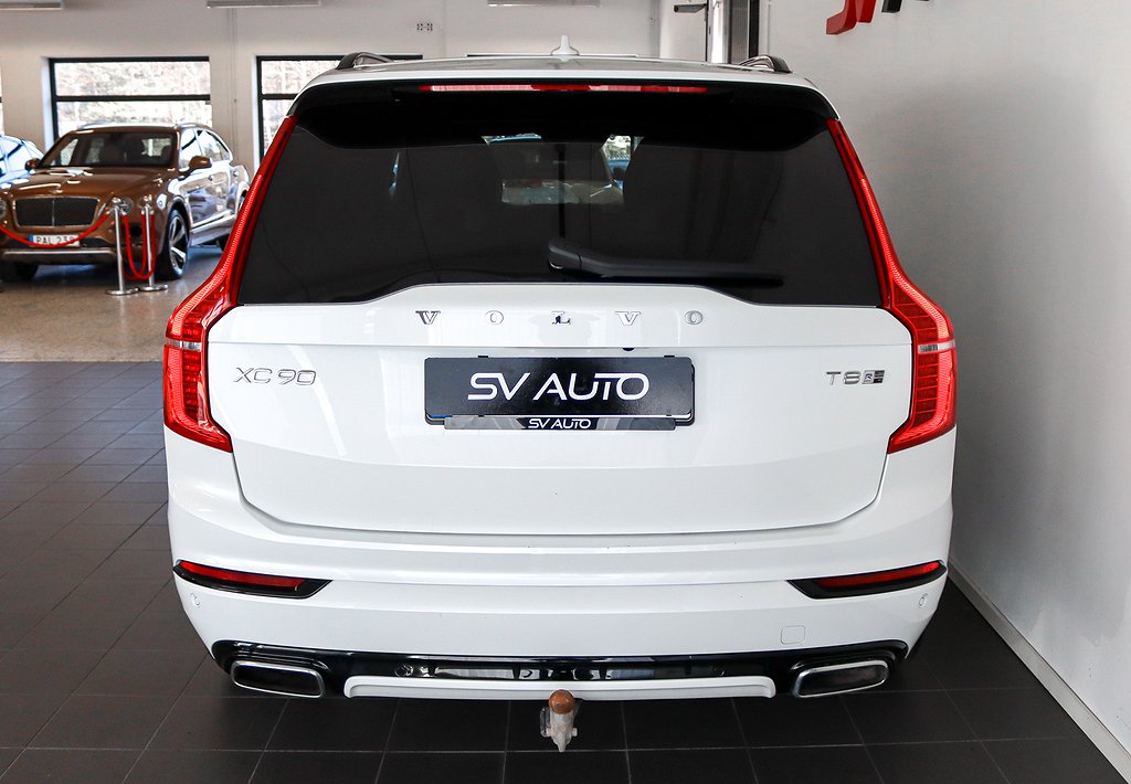 Volvo XC90 T8 AWD R-Design B&W HuD Kolfiber 7-sits (MOMS)